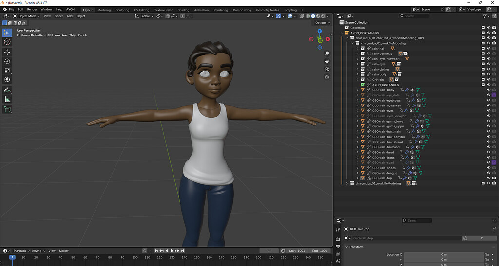 Blender: Loaded rigs/models create a duplicate/Instance Collection that ...