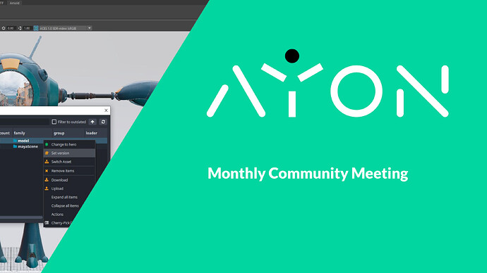Monthly community meeting